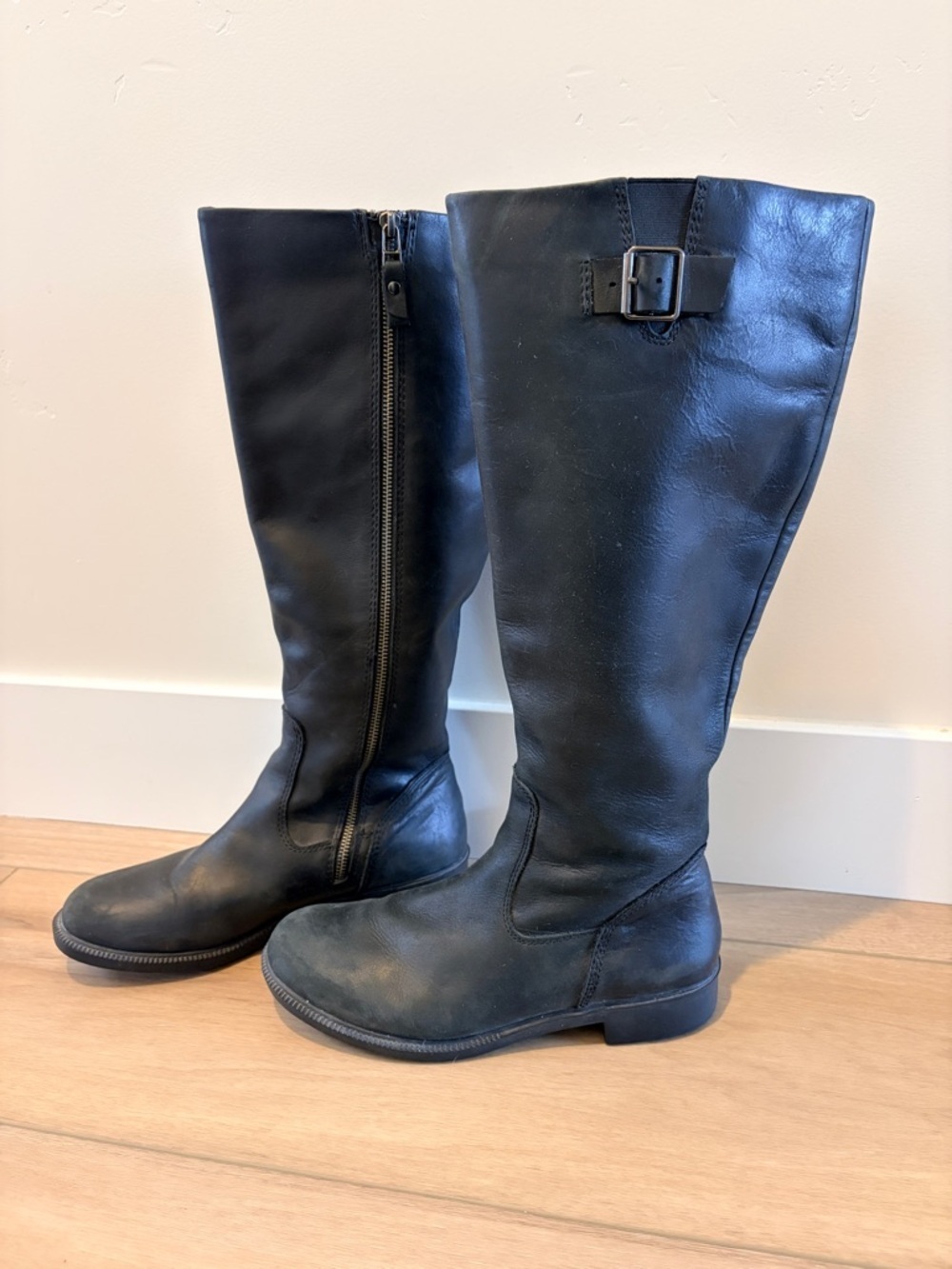 KODIAK Sz 9.5 Black Leather Muskoka Tall Waterproof Thinsulate Boots Canadian
